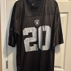 Team Apparel Black and White Raiders Jersey